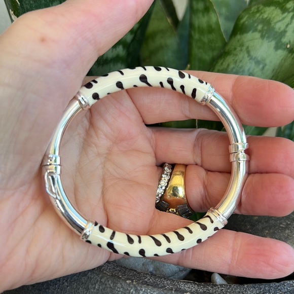 Sterling, silver, and enamel Bracelet - Picture 10 of 12